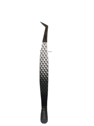 Amorie Fiber Tip Tweezer 45 Degree Volume Tweezer (E02)