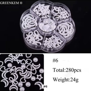Assorted Pearl Nail Charm Pack