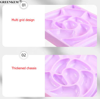 Multi Grid Plastic Nail Palette