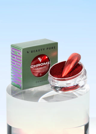 V Beauty Pure Chrome Powder - Crimson
