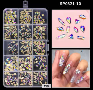 Nail Rhinestone 15 Grid