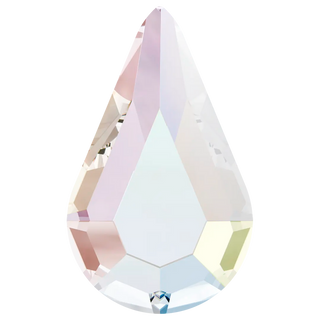Swarovski Non Hotfix Flat Back Crystals Drop (2300) Crystal AB