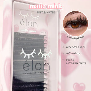 Elan 0.05 Matte Mink Lash Extensions