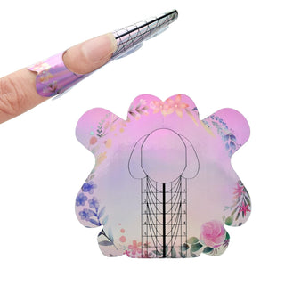Nail Forms Floral 100pcs.