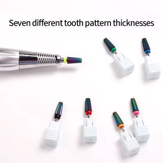 Stainless Steel/Rainbow Umbrella TLR Drill Bit