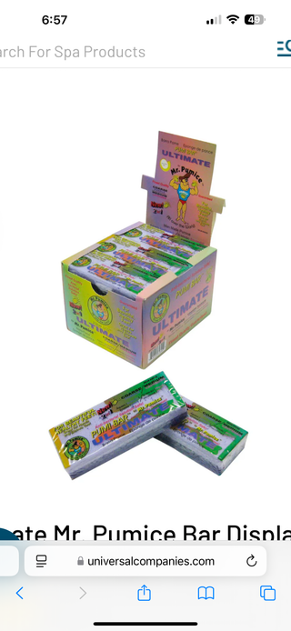 Mr.Pumice Ultimate Pumice Sponges #400 12pc Box