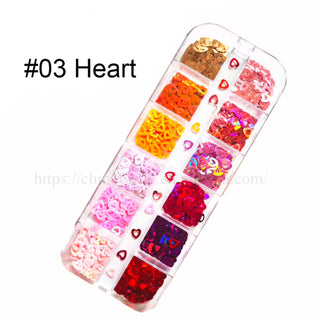 Heart Nail Decals