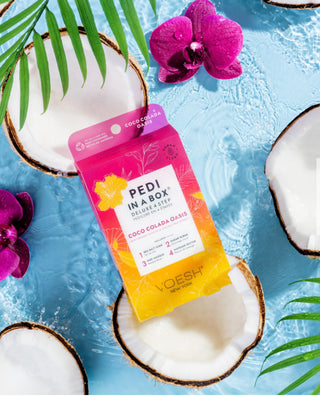 VOESH Pedi in a Box Deluxe 4 Step Coco Colada Oasis
