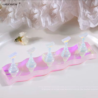 Crystal Clear Nail Stand