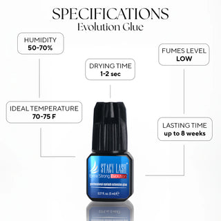 STACY LASH EXTRA STRONG EVOLUTION EYELASH EXTENSION GLUE - 5ML
