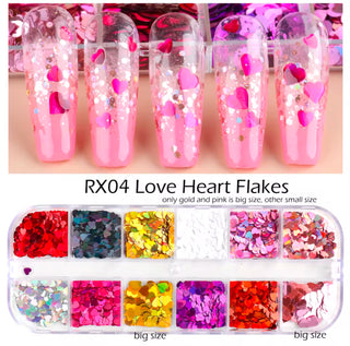 Heart Nail Decals