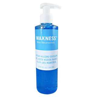 WAXNESS AFTER WAXING COOLING GEL WITH WITCH HAZEL, ALOE AND MENTHOL 8.45 FL OZ / 250 ML