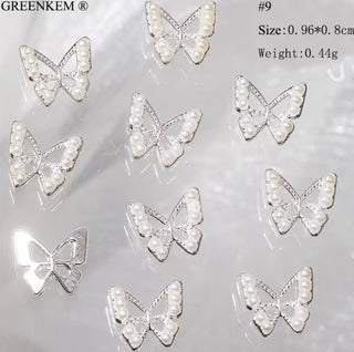 Butterfly 3D Nail Charms 2pc