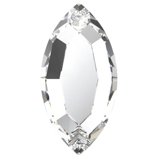 Swarovski Flat Back Crystals Non Hotfix Navette (2200) Crystal