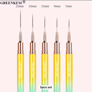 Sunset Ombre Art Brush Liner Pack 5pc