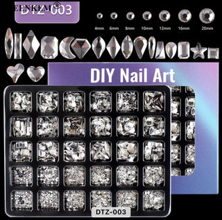 Nail Rhinestones 30 Grid Pack