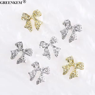 Bow Nail Charms for Nails 2pc