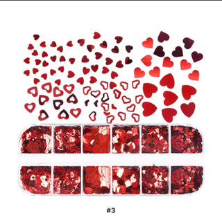 Heart Nail Decals