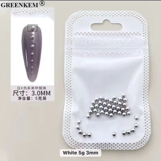 Metal Caviar Beads
