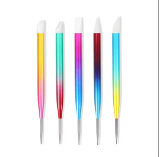 Rainbow Silicone + Nail Dotter Set