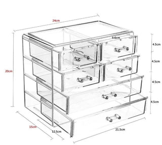 Clear 6 Drawer Storage Box