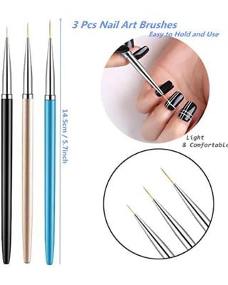 3 Piece Liner Brushes