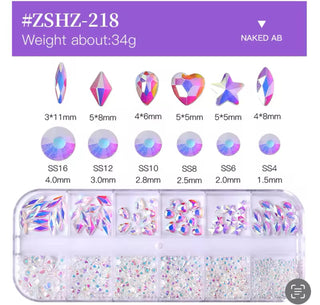Flat Back Multi-Shaped Rhinestones