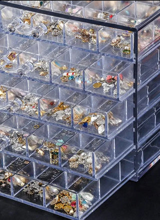 Clear 120 Grid Storage Box