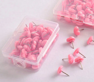 Lash Adhesive Heart Pins 50pc