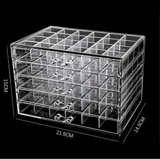 Clear 120 Grid Storage Box