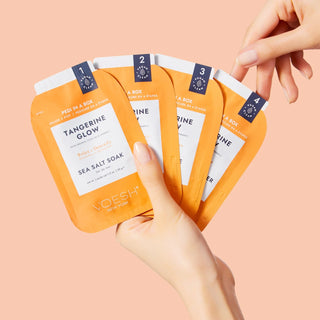 VOESH Pedi in a Box Deluxe 4 Step Tangerine Glow