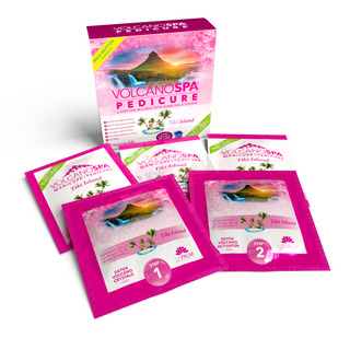 Volcano Spa “Honeysuckle Tiki Island” Eruption Pedicure 6 Step Kit