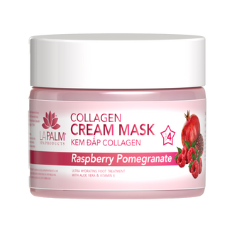 LA PALM Collagen Cream Mask “Raspberry Pomegranate ” 12oz