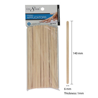 Cre8tion Disposable Applicators 140x6x1mm 100pc