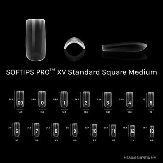 SOFGEL SOFTIPS PRO™ XV - Sculpted Standard Square Medium