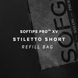 SOFGEL Refill Tip Bag Standard Stiletto Short 50pcs.