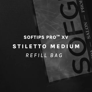 SOFGEL Refill Tip Bag Standard Stiletto Medium 50pcs.