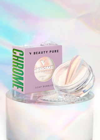 V BEAUTY PURE CHROME POWDER - SOAP BUBBLES