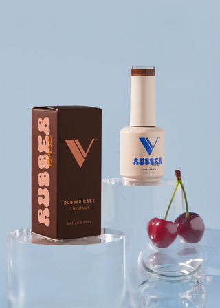 V BEAUTY PURE RUBBER BASE - CHESTNUT