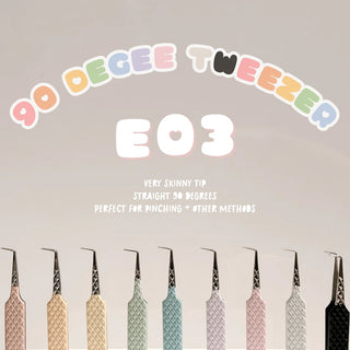 Elan "e03" 90 degree volume tweezers 2.0