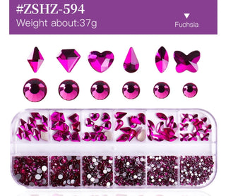 Flat Back Multi-Shaped Rhinestones
