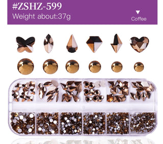 Flat Back Multi-Shaped Rhinestones