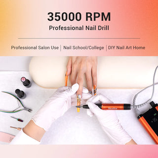 MelodySusie M-B450E Brushless Motor Nail Drill 35,000 RPM