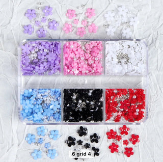 Multi Grid Flower Decals