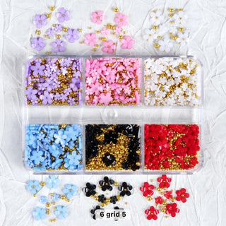 Multi Grid Flower Decals