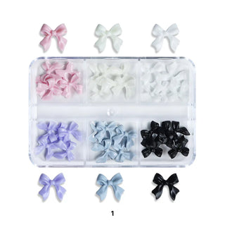 Multi Grid Bow Nail Charms
