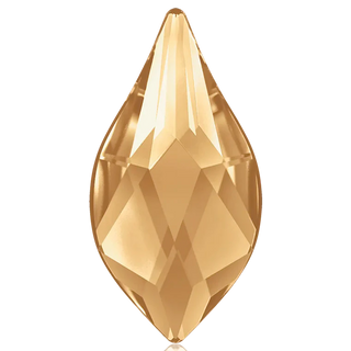 Swarovski Flat Back Crystals Non Hotfix Flame (2205) Crystal Golden Shadow