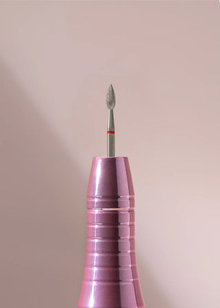 V BEAUTY PURE E-FILE BIT - FLAME BIT GRIT MEDIUM