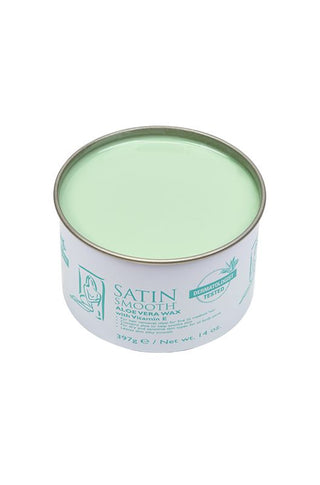 SATIN SMOOTH ALOE VERA WAX 14OZ.