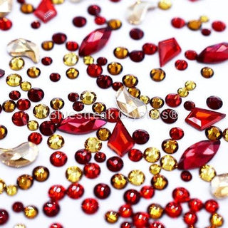 Bluestreak Crystals Serinity Rhinestones Non Hotfix Mix Tequila Sunrise